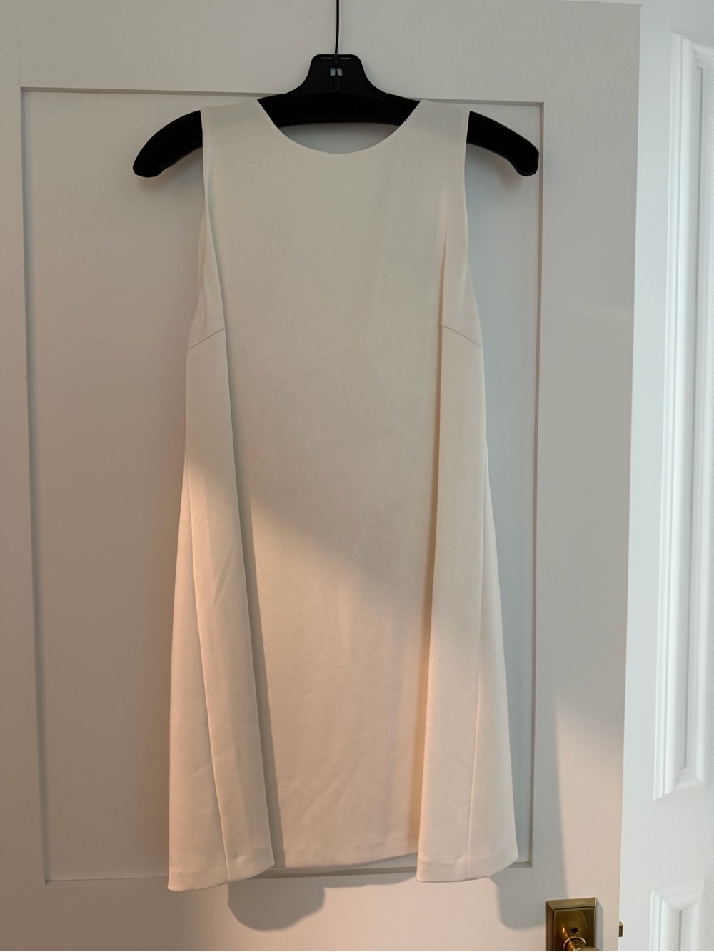 Alice + Olivia white low back mini dress